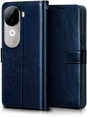 Chaseit Flip Cover for iQOO Z9S 5G(Blue, Dual Protection, Pack of: 1)
