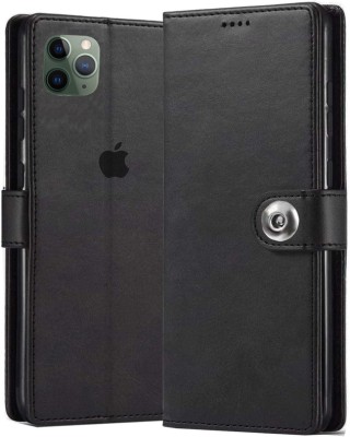 UsetoKrt Flip Cover for Apple iPhone 11 Pro Max(Black, Dual Protection, Pack of: 1)