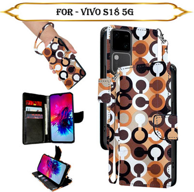 PARGO Flip Cover for Vivo S18 5G(Multicolor, Pack of: 1)