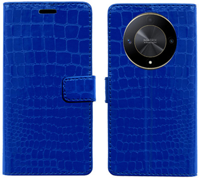 Toklot Flip Cover for Honor X9B 5G(Blue, Pack of: 1)