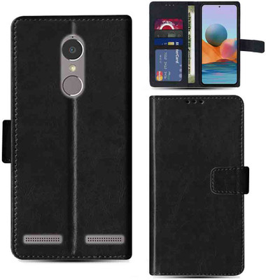 Kalua Mall Flip Cover for Lenovo K6 Power pouch cover | Lenovo K33A42 pouch cover | Black(Black, Magnetic Case, Pack of: 1)