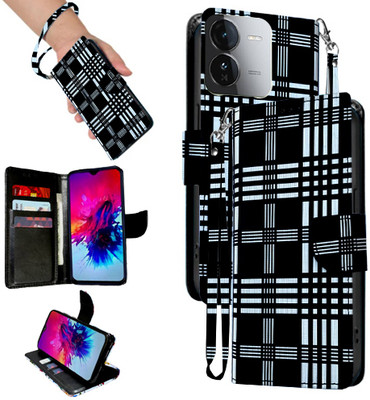 Cutemart Flip Cover for iQOO Z9X 5G(Black, Pack of: 1)