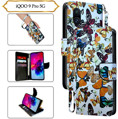 PARGO Flip Cover for iQOO 9 Pro 5G(White, Pack of: 1)