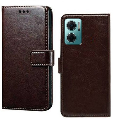 Mashgul Flip Cover for Redmi 11 Prime 5G(Brown, Pack of: 1)