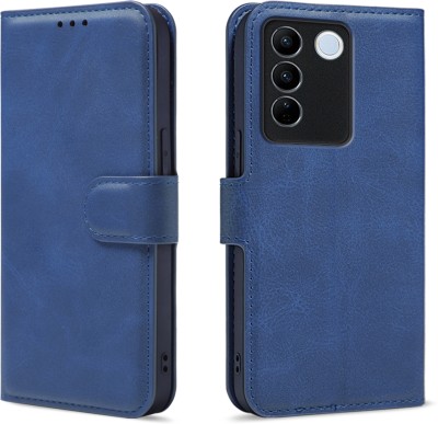 Kapa Flip Cover for Vivo V27 (5G) / Vivo V27 PRO (5G)(Blue, Shock Proof, Pack of: 1)