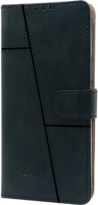 NIMMIKA ENTERPRISES Flip Cover for Samsung Galaxy M31 Prime Edition(Premium leather material | 360-degree protection)(Black, Dual Protection, Pack of: 1)