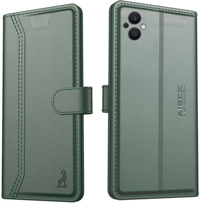 AIBEX Flip Cover for Oppo F21 Pro 4G / Oppo F21S Pro 5G|Premium Leather Finish | Magnetic Closure | Kickstand(Green, Magnetic Case, Pack of: 1)
