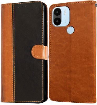 Casotec Flip Cover for Mi Redmi A1 Plus 4G(Blue, Magnetic Case, Pack of: 1)