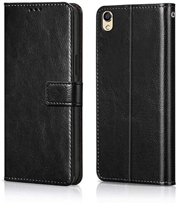 RTEK Flip Cover for Oppo A37 A37f(Black, Shock Proof, Pack of: 1)