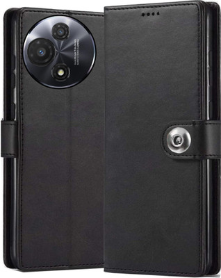 XSHIELD Front & Back Case for Alcatel V3 Classic 5G Alcatel V3 Pro 5G | Premium Business Series Wallet Flip Back Cover(Black, Dual Protection, Pack of: 1)