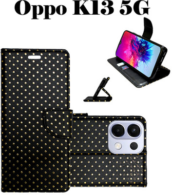 Mxkart Flip Cover for Oppo K13 5G(Black, Pack of: 1)