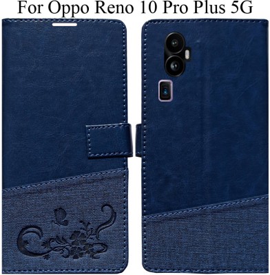 MYSHANZ Flip Cover for Oppo Reno 10 pro plus 5G(Blue)