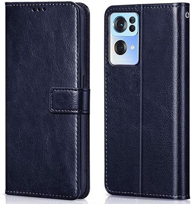 Nxt Gen Flip Cover for Oppo Reno 8 Pro Plus 5G(Blue, Dual Protection, Pack of: 1)