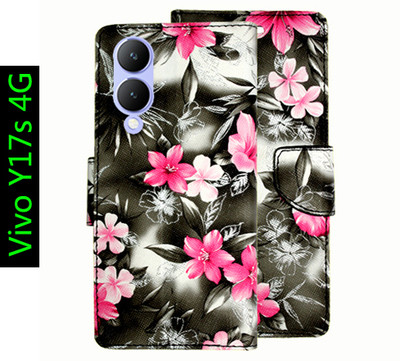 Toklot Flip Cover for Vivo Y17s 4G(Black, Pack of: 1)
