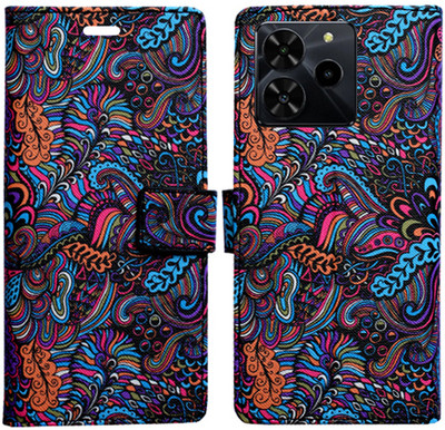 Shanno Enterprises Flip Cover for Lava Yuva 4(Purple, Pack of: 1)