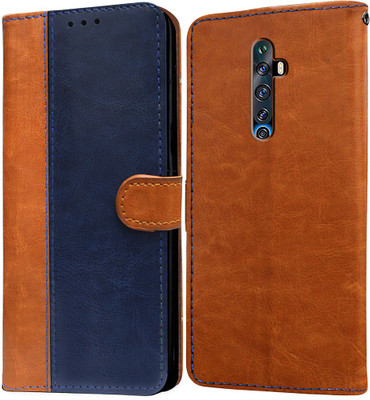 Casotec Flip Cover for OPPO Reno 2z(Blue, Pack of: 1)