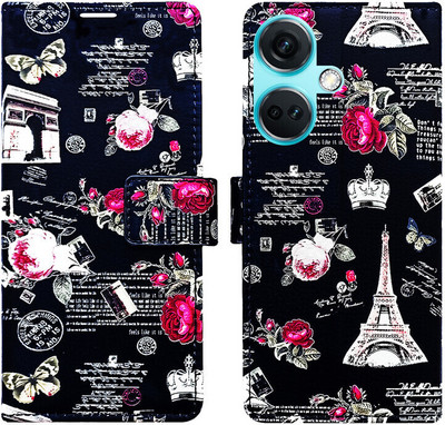 AD Enterprises Flip Cover for OnePlus Nord Ce3 5G(Black, Magnetic Case, Pack of: 1)