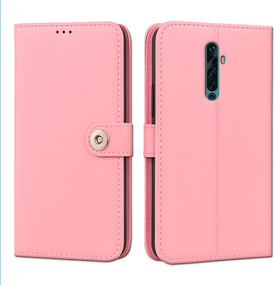 Digilett Flip Cover for OPPO Reno 2z(Pink, Dual Protection, Pack of: 1)