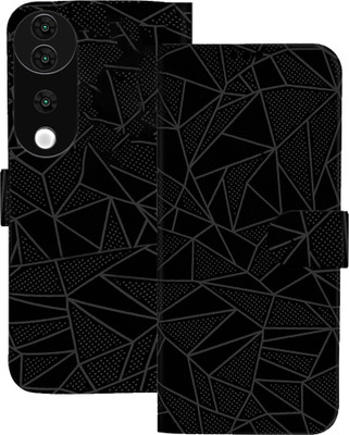 Knotyy Flip Cover for Vivo V40 Pro 5G(Black, Dual Protection, Pack of: 1)