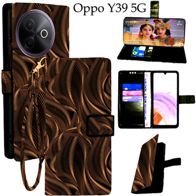 Toklot Flip Cover for Vivo Y39 5G(Brown, Pack of: 1)
