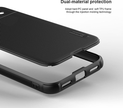 SUCH Flip Cover for Back Cover for Vivo Y75 4G- Anti burst Back Cover (Black, Dual Protection, Pack of: 1)(Black, Camera Bump Protector, Silicon, Pack of: 1)