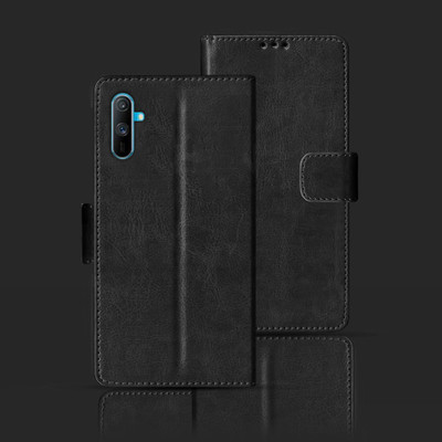 Kalua Mall Flip Cover for Realme C3i(Black, Pack of: 1)