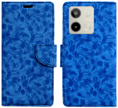 Toklot Flip Cover for Lava Blaze 3 5G(Blue, Pack of: 1)