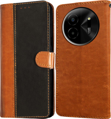 Casotec Flip Cover for Lava Blaze X 5G(Black, Pack of: 1)