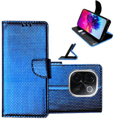 Toklot Flip Cover for iQOO Z9s Pro 5G(Blue, Pack of: 1)