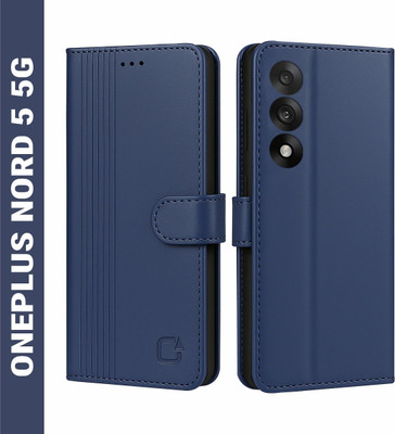 AIBEX Flip Cover for OnePlus Nord 5 5G|Inbuilt Wallet & Card Slots|Premium Leather Magnetic Case(Blue, Card Holder, Pack of: 1)