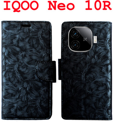 Mxkart Flip Cover for IQOO Neo 10R 5G(Black, Pack of: 1)
