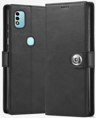 Worth Buy Flip Cover for Itel Vision 2s | Leather Case | (Flexible, Shock Proof Back Cover |(Black, Shock Proof, Pack of: 1)