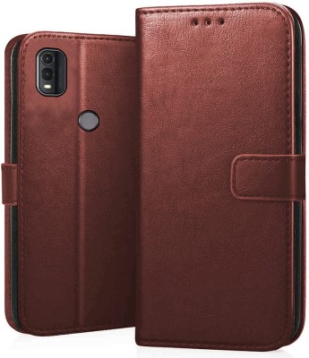 MobileMantra Flip Cover for Nokia G11 Plus | Leather Finish | Inside TPU with Card Pockets | Back Cover |(Brown, Shock Proof, Pack of: 1)
