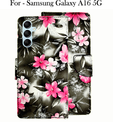 Toklot Flip Cover for Samsung Galaxy A16 5G(Black, Pack of: 1)