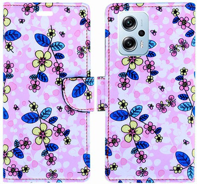 Realgo Flip Cover for Redmi K50i 5G(Pink, Pack of: 1)