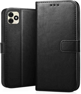 GoPerfect Flip Cover for Tecno Spark Go 2024(Black, Dual Protection, Pack of: 1)