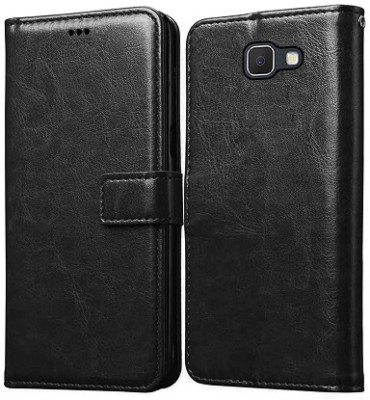 AKSP Flip Cover for Samsung Galaxy J7 Prime Card Pockets Wallet & Stand(Black, Dual Protection, Pack of: 1)