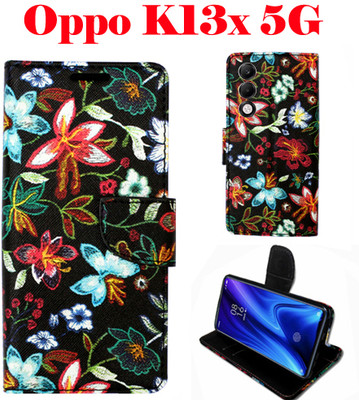 Shanno Enterprises Flip Cover for OPPO K13x 5G(Black, Pack of: 1)