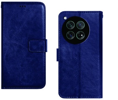 Slugabed Flip Cover for OnePlus 12R 5G(Blue, Dual Protection, Pack of: 1)