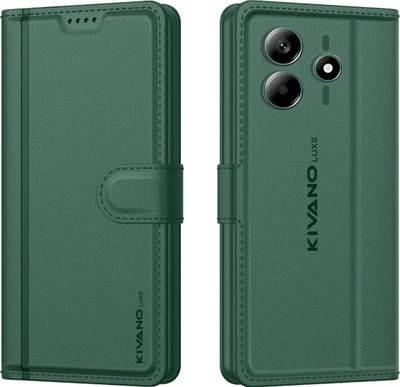 KIVANO LUXE Flip Cover for Redmi Note 14 SE 5G / Redmi Note 14 5G(Green, Magnetic Case, Pack of: 1)