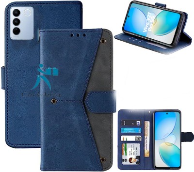 Urban Tech Flip Cover for Vivo V27 Pro 5G(Blue, Grip Case, Pack of: 1)