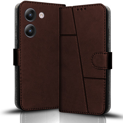Coverskart Flip Cover for POCO M7 Pro 5G(Brown, Dual Protection, Pack of: 1)