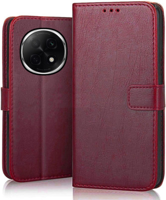 GoPerfect Flip Cover for Oppo F29 Pro 5G(Red, Dual Protection, Pack of: 1)
