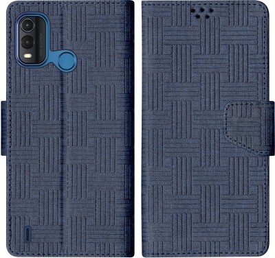 Telecase Flip Cover for Nokia G11 Plus(Blue, Shock Proof, Pack of: 1)