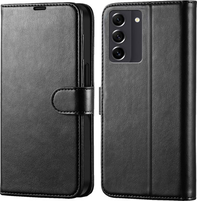Unirock Flip Cover for Samsung Galaxy S21 FE 5G(Black, Dual Protection, Pack of: 1)