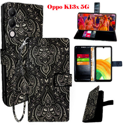 Vacko Flip Cover for OPPO K13x 5G(Yellow, Pack of: 1)