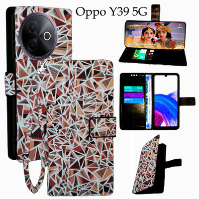 Toklot Flip Cover for Vivo Y39 5G(Brown, Pack of: 1)