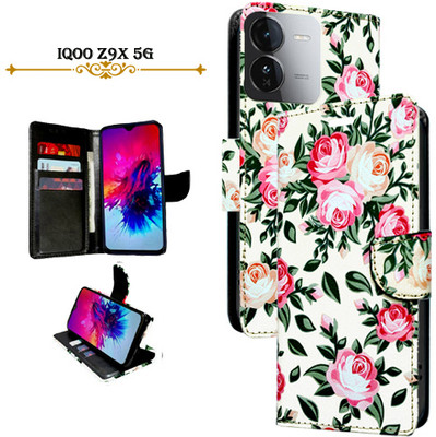 Asmart Flip Cover for iQOO Z9X 5G(White, Pack of: 1)