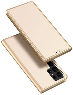 SmartPoint Flip Cover for Samsung Galaxy S24 Ultra 5G(Gold, Hard Case, Pack of: 1)