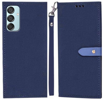 YAYAVAR Flip Cover for Samsung Galaxy M15 5G(Blue, Grip Case, Pack of: 1)